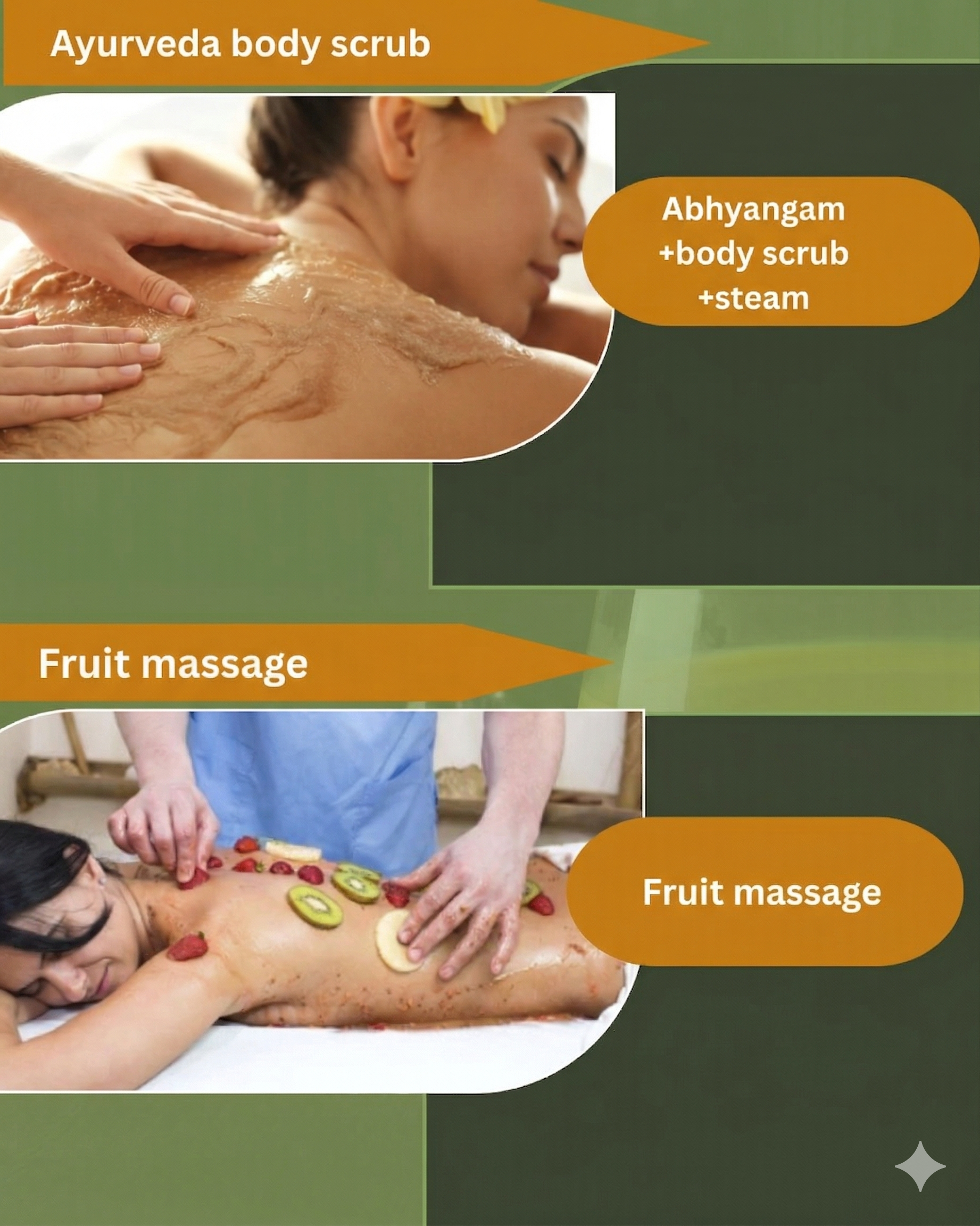 Body Scrub and Fruit Massage