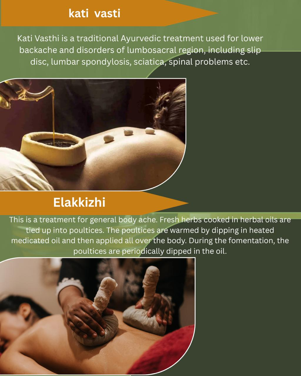 Kati Vasti and Elakkizhi